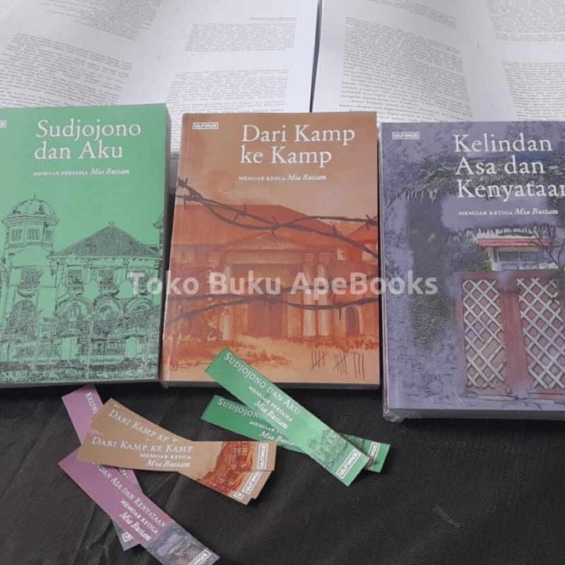Paket Lengkap 3 Buku Memoar Mia Bustam: Sudjojono dan Aku, Dari Kamp ke Kamp, Kelindan Asa dan Kenya