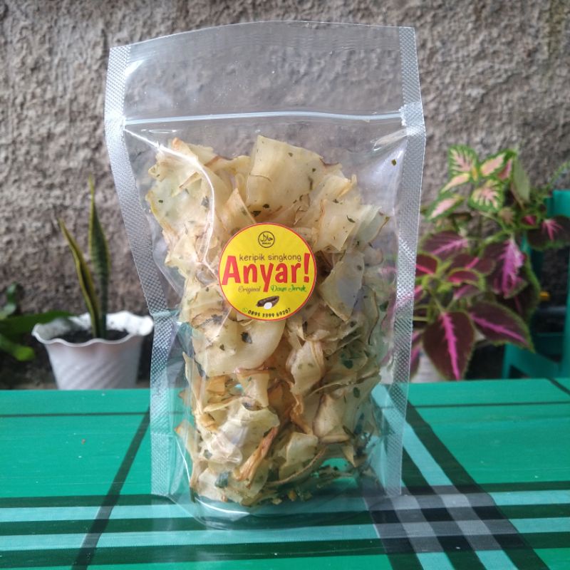 

Keripik singkong gurih daun jeruk Anyar