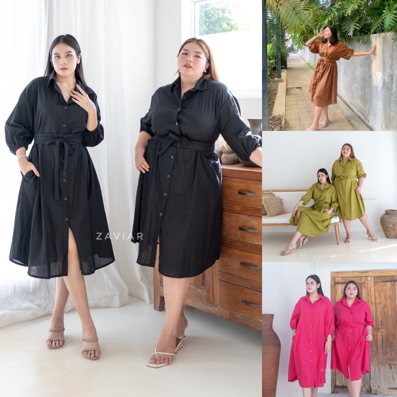Zaviar || Bianca Midi Dress