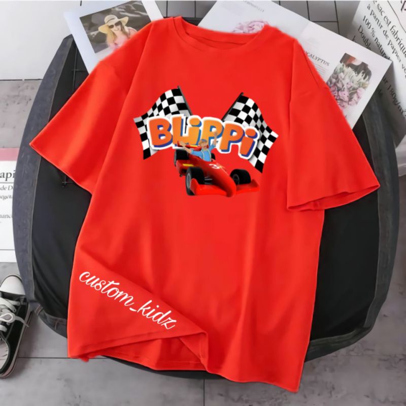 KAOS ANAK BLIIPI RACING STAR BAHAN KUALITAS PREMIUM