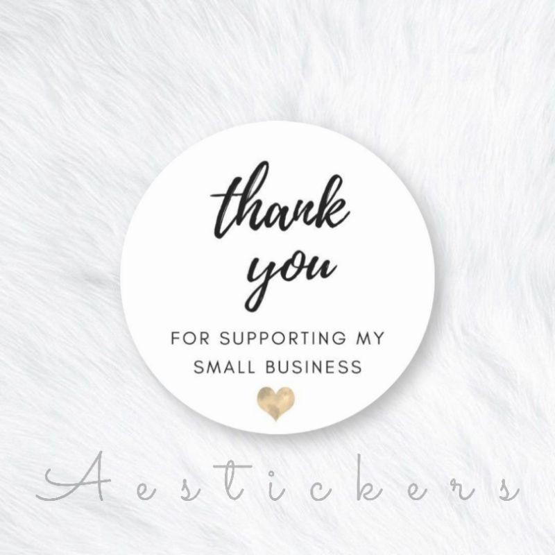 THANK YOU STICKER LABEL STIKER TERIMA KASIH UKURAN 5 CM UNTUK PACKING PRODUK-PART 9