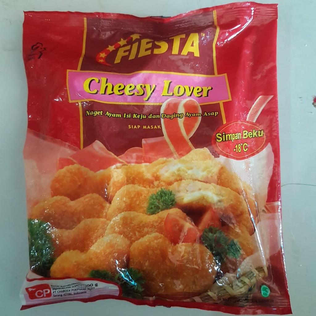 

Fiesta Cheesy lover - Nugget ayam isi keju dan daging ayam asap