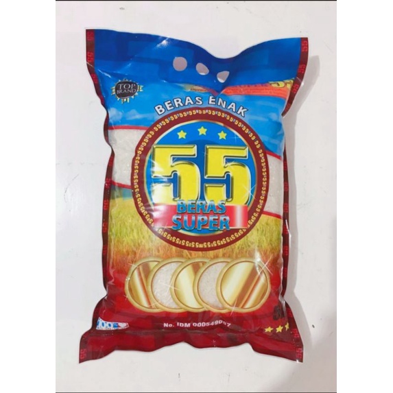 

beras 55 merah kemasan 5 kg