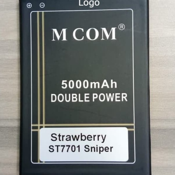 baterai mcom typ strawberry st7701 sniper double power