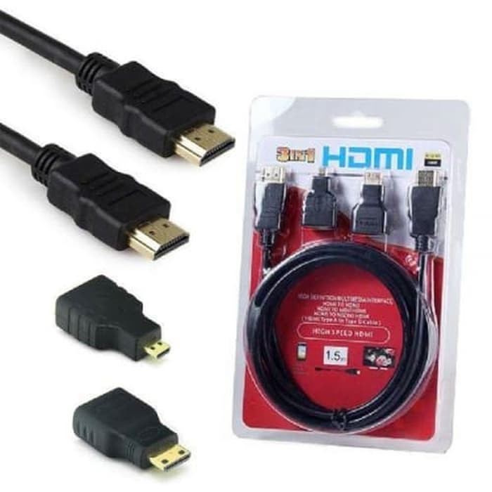 KABEL HDTV TO HDTV+MINI HDTV+MICRO HDTV/ CABLE HDmi 3IN1