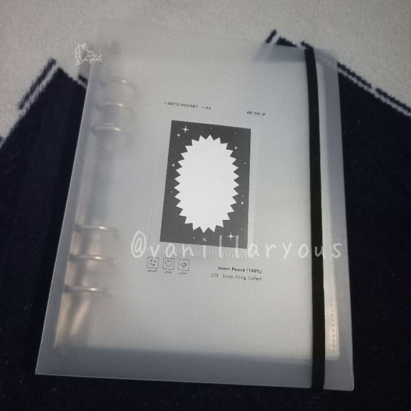 [BOOKED] BINDER LULUROOM PRELOVED BEOND A5 PHOTOCARD 6 RING + SLEEVE