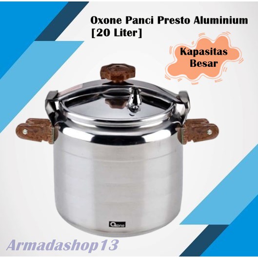 Panci Presto OXONE Panci  Aluminium 20 Liter - OX-2020