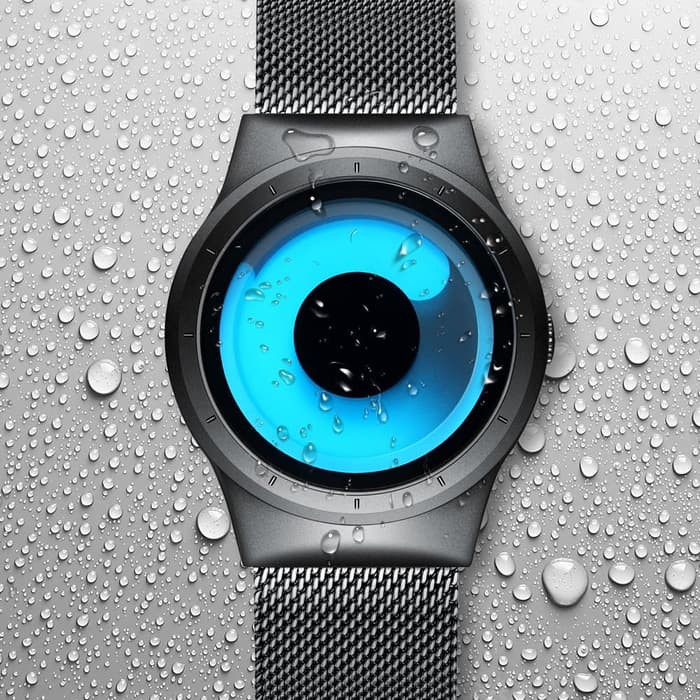 Unik Jam Tangan Pria Wanita BIDEN Bisnis Kemewahan   Biru Muda Murah