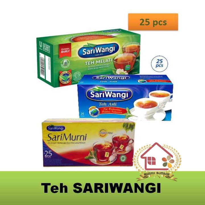 

(25 pcs x 1 box) SARIWANGI Teh Sarimurni Box Sariwangi