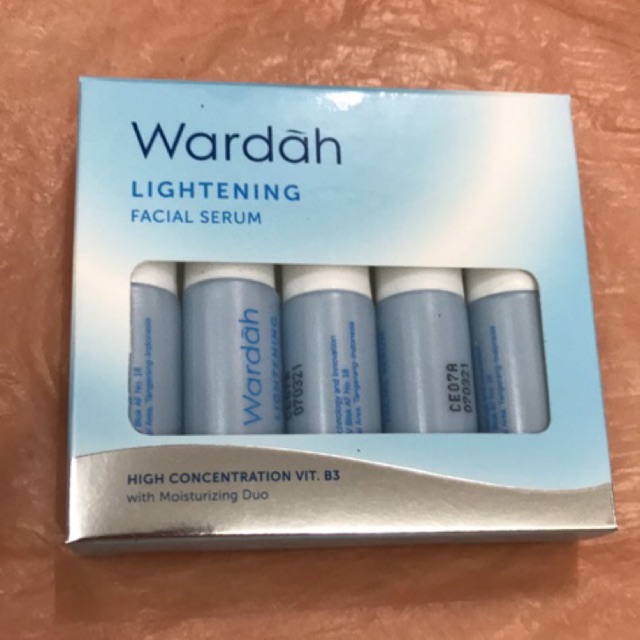 WARDAH LIGHTENING SERUM AMPOULE 5x5ml @MJ