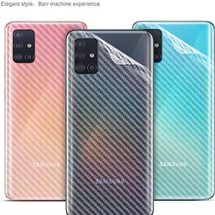 OPPO RENO 5 F/RENO 5F SKIN CARBON KARBON GARSKIN BACK