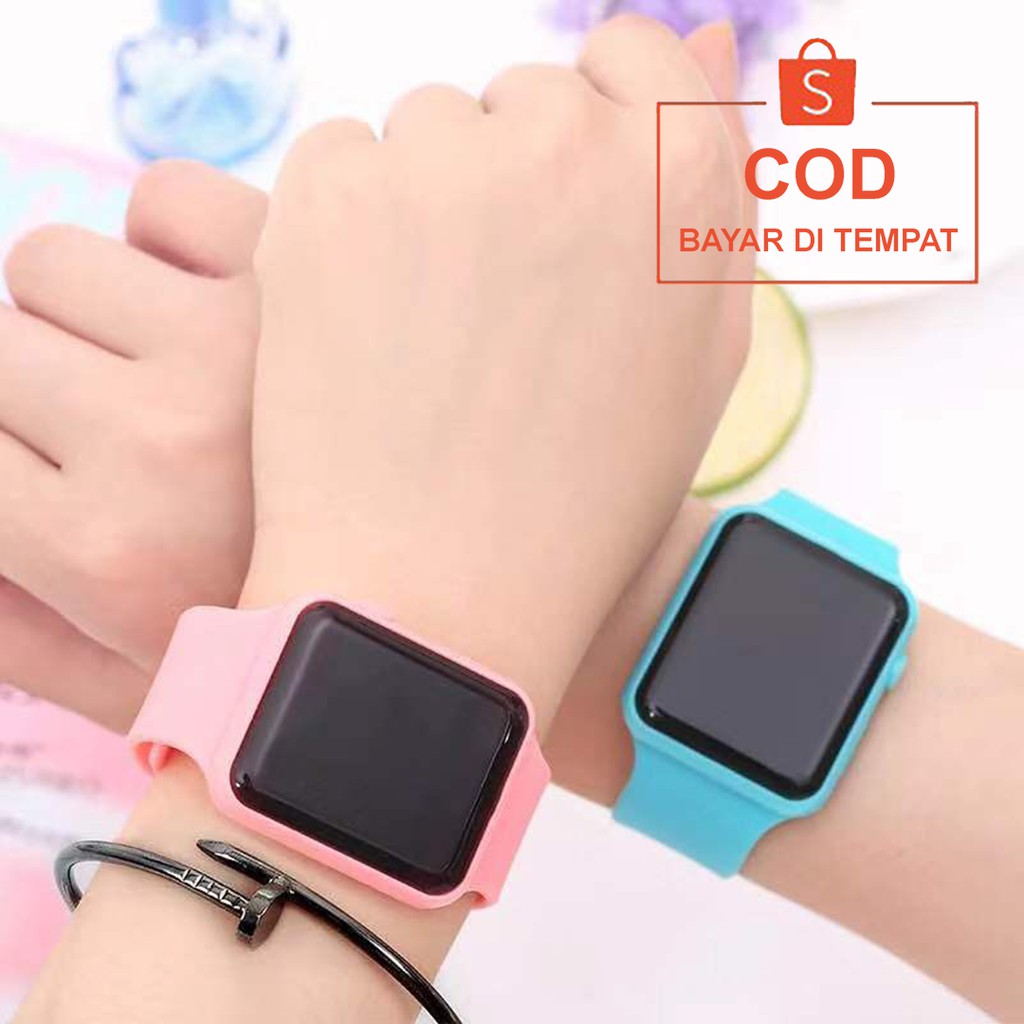 ✅COD Jam Tangan Digital Led Watch Aksesoris Fashion Wanita Pria Cewek Cowok Anti Air Murah Couple Original