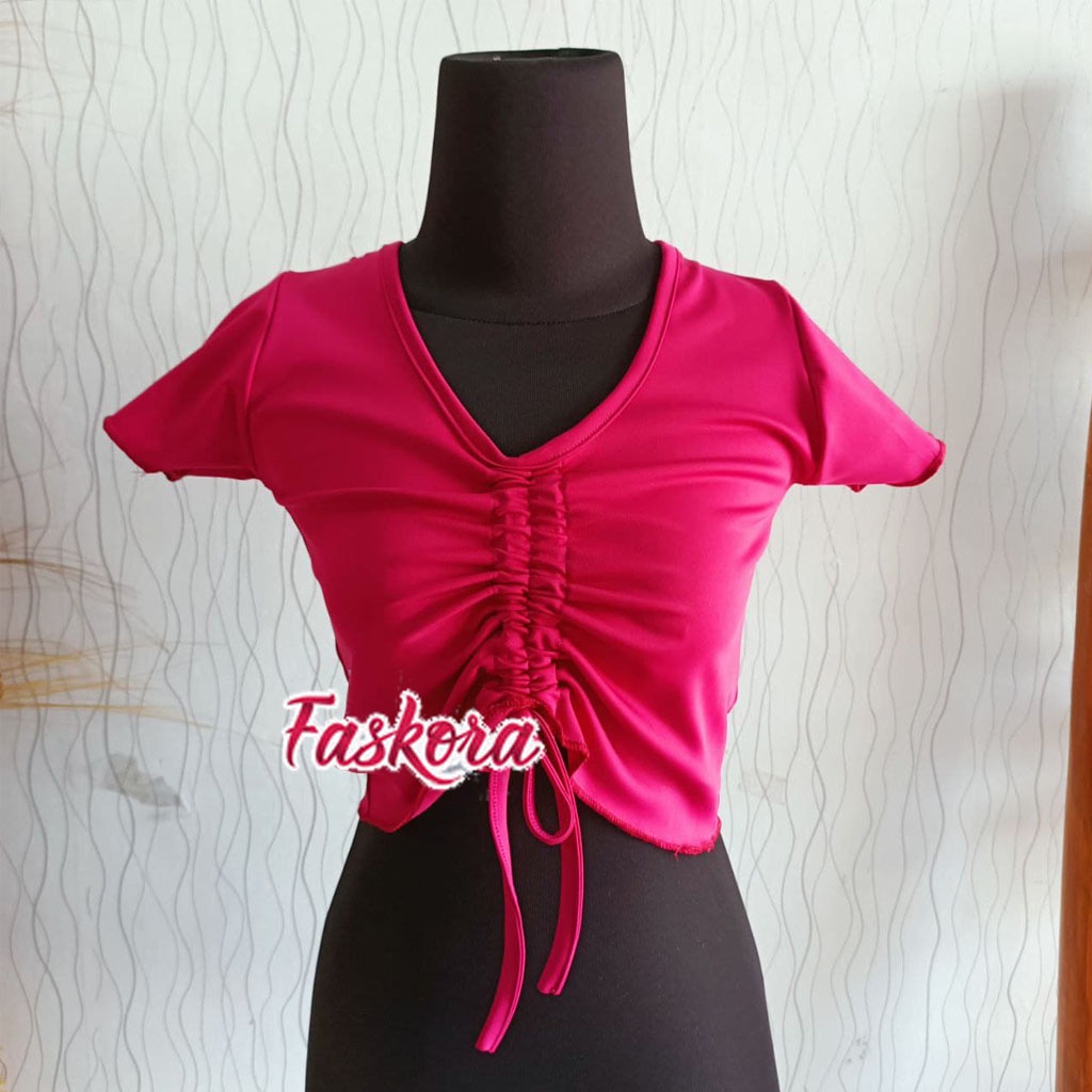 Blouse Wanita Jumbo Murah Atasan Wanita Kekinian 2021 Kaos Serut Wanita