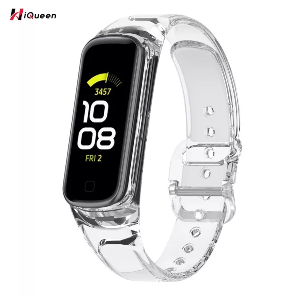 Strap Case Transparan SAMSUNG FIT 2 Tali Silicone Bumper