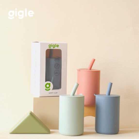 Gigle - Sippy Cup Set with Straw