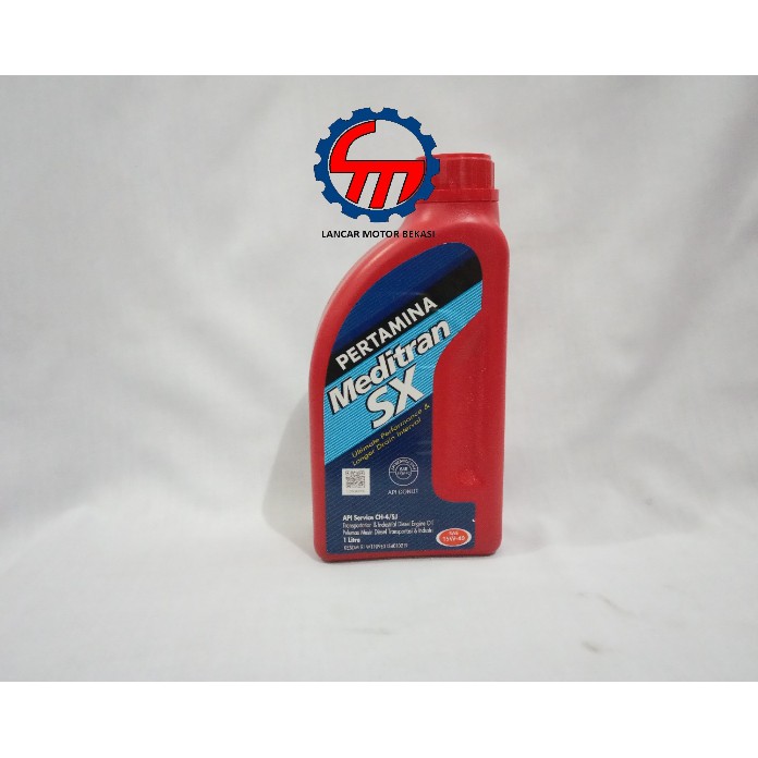 Oli Diesel Pertamina Meditran SX SAE 15W-40 1 Liter Asli Original