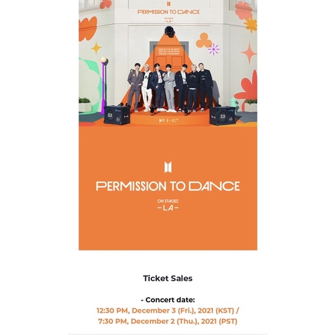 BTS PTD Online Concert in LA