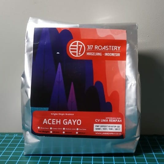 

Kopi Arabica Aceh Gayo - roasted coffee 250gr