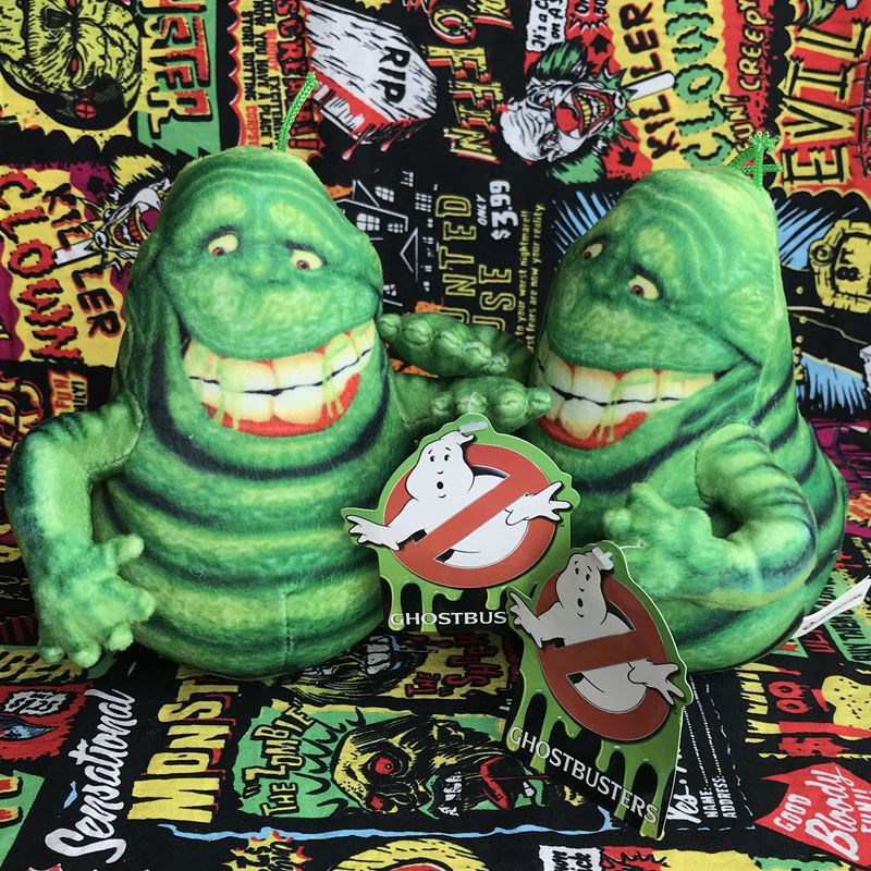 mainan Original Garage Kit Classic Toy 18cm Movies: Ghostbusters - Slimer Plush Stuffed Doll