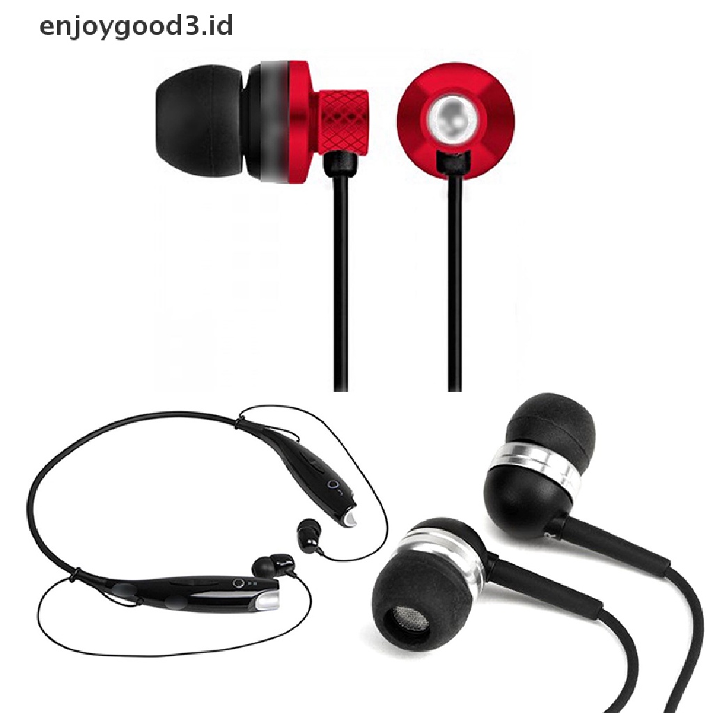 (Rready Stock) 20pcs EARBUD Silikon Pengganti Untuk Earphone Universal (ID)