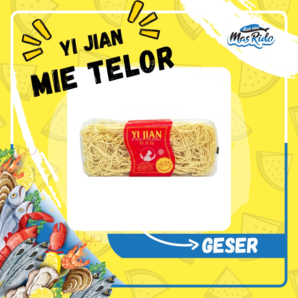 

Mie Telor Yu Jin Lebar Asli Mie Telur Tipis Kemasan Pack