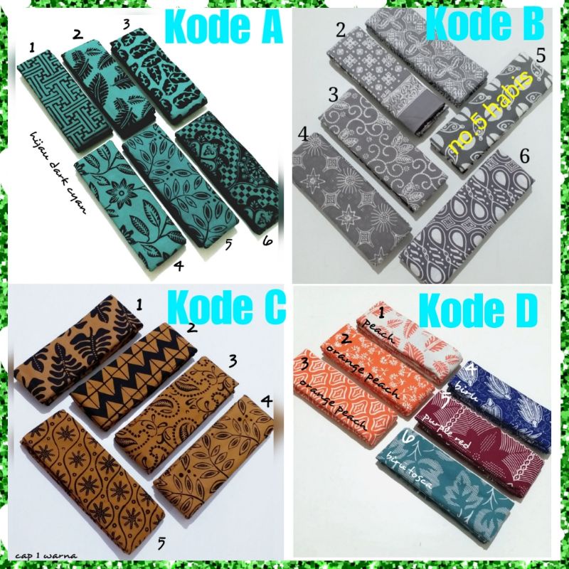 STRPE8018 KAIN BATIK CAP GARUTAN KAIN BATIK PASTEL BATIK CAP GARUTAN