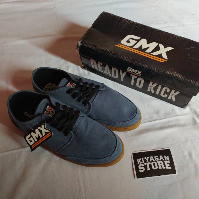 Sepatu geoff max original size 43 geoff max authentic dress blue gum sneaker geoff max official