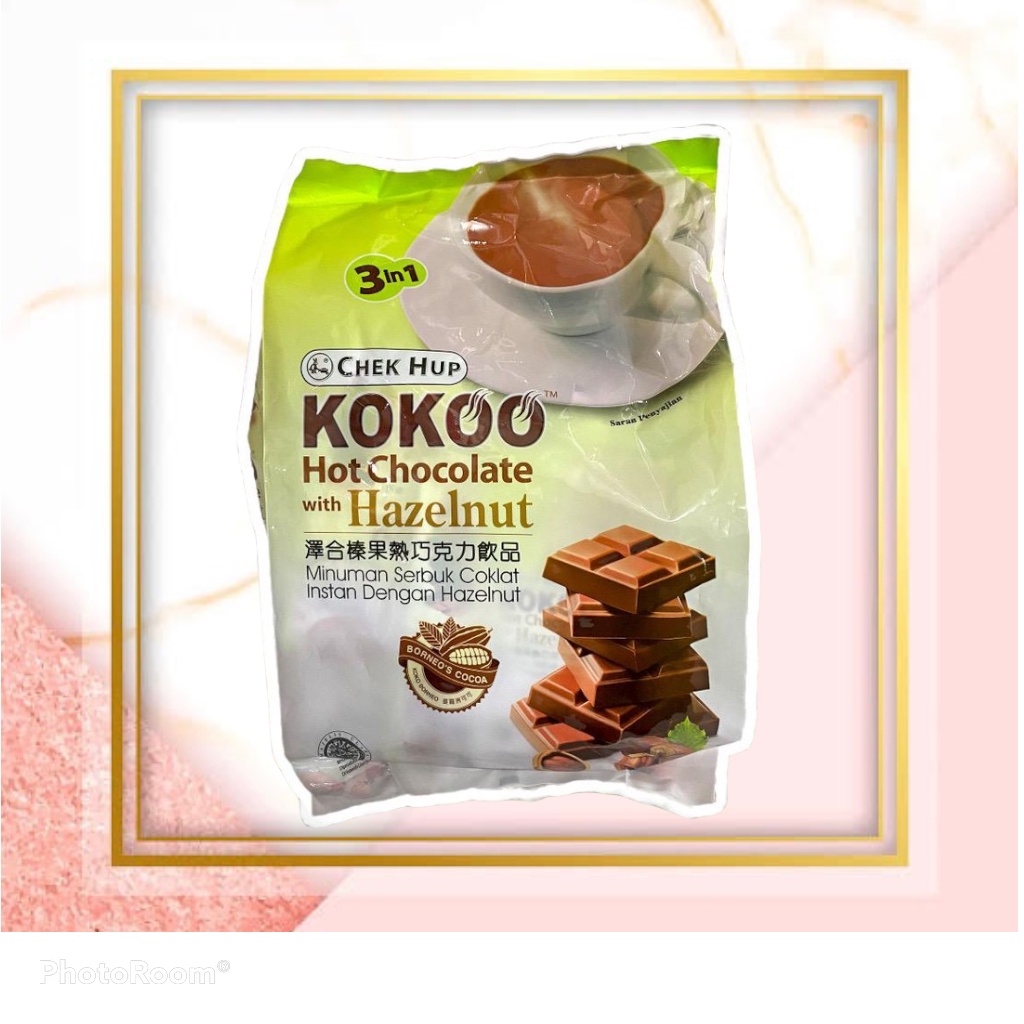 

Chek Hup 3 In 1 Kokoo Hot Chocolate with Hazelnut 40gr x 15