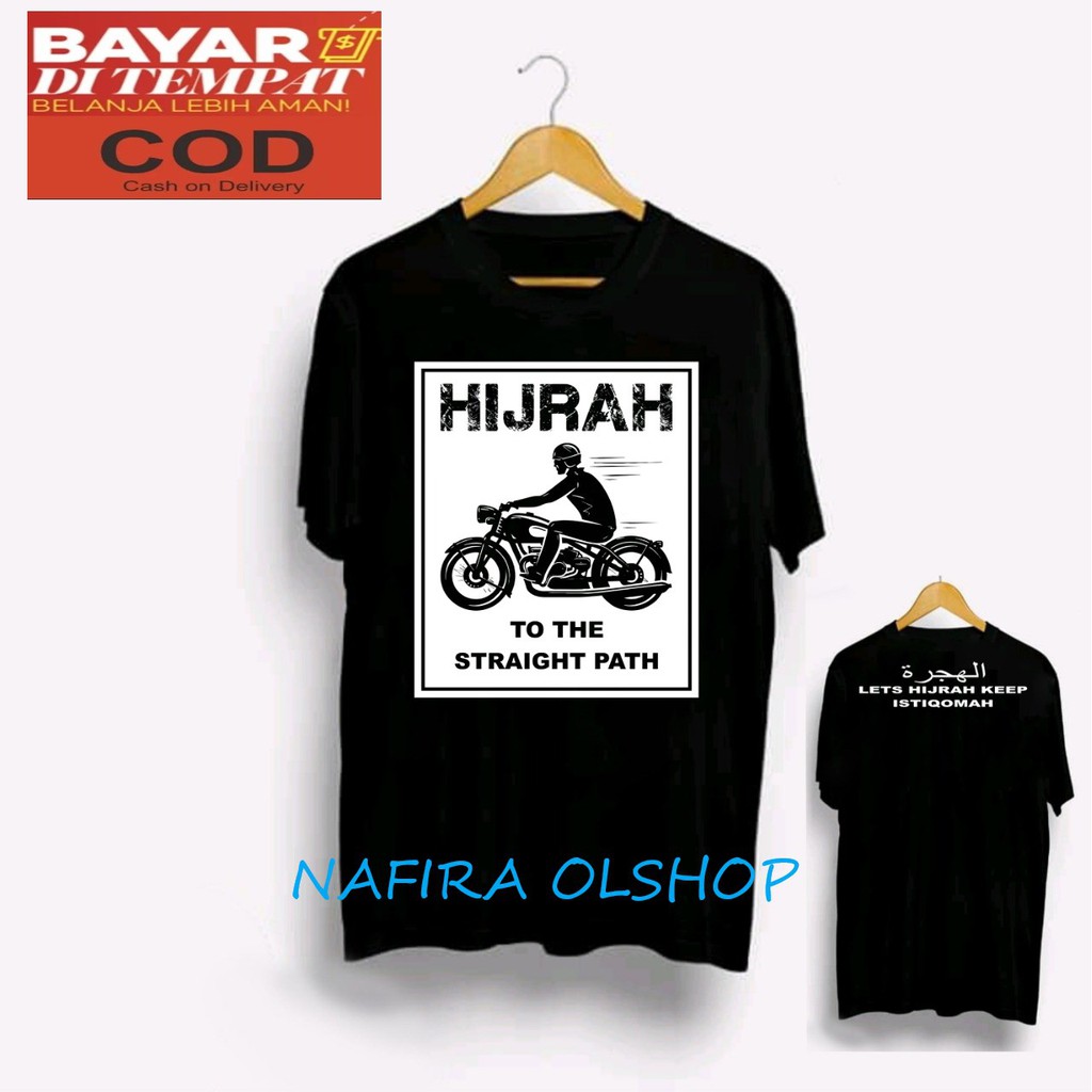 KAOS DAKWAH | KAOS MUSLIM HIJRAH BIKERS RIDE IS MY PASSION ISLAM IS MY RELIGION