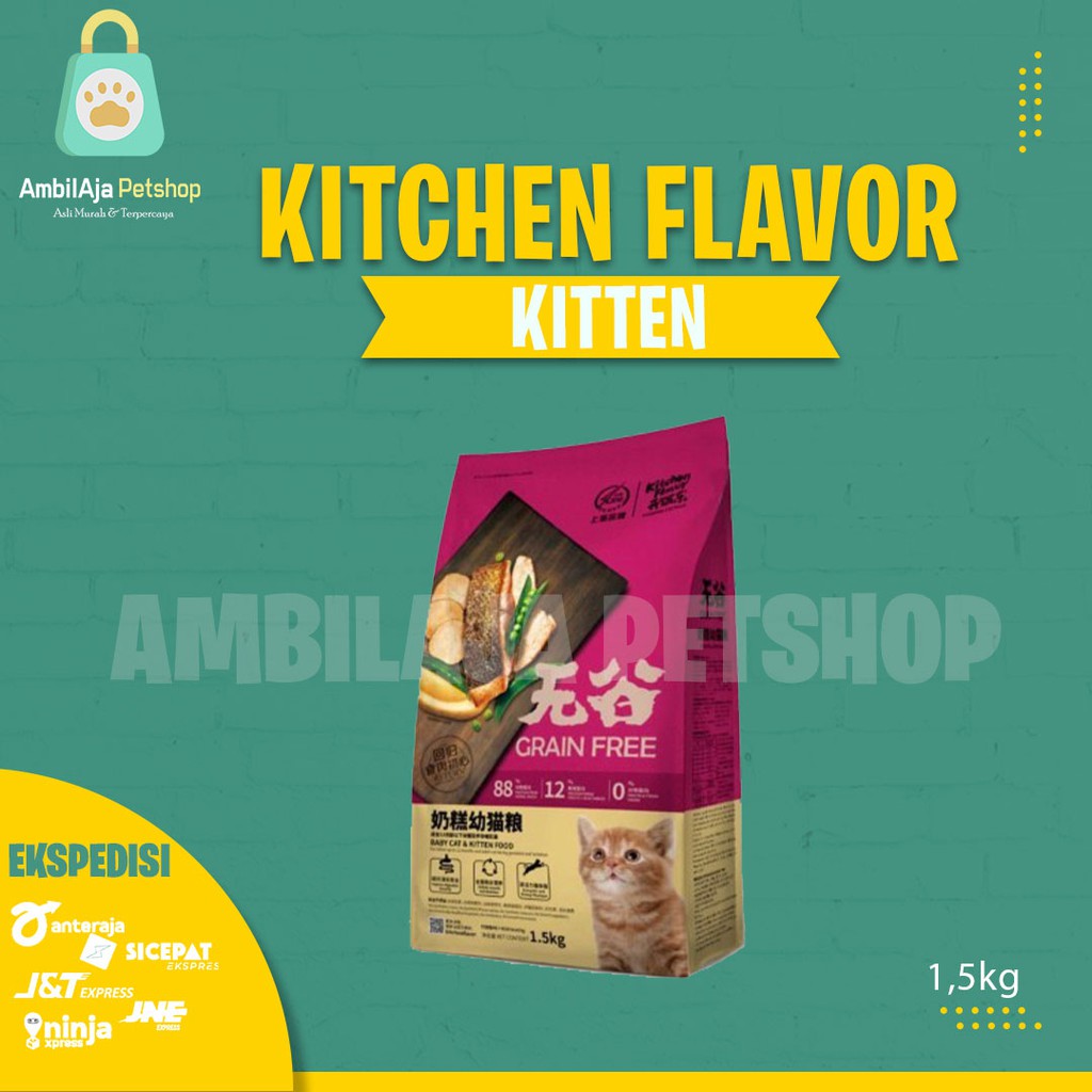 KITCHEN FLAVOR - For Kitten &amp; Baby Kitten 1.5kg