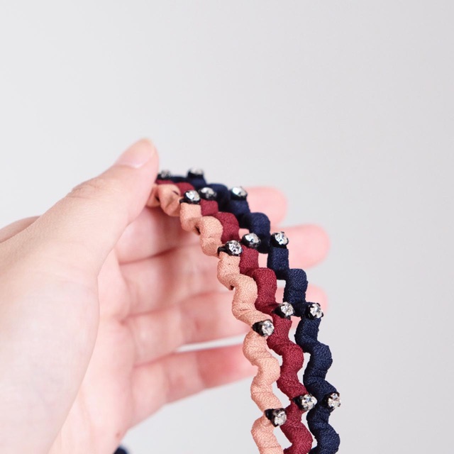 Bando Sirkam Besi Mata - Bando Fashion Bando Besi Bando Gelombang KOREA Import