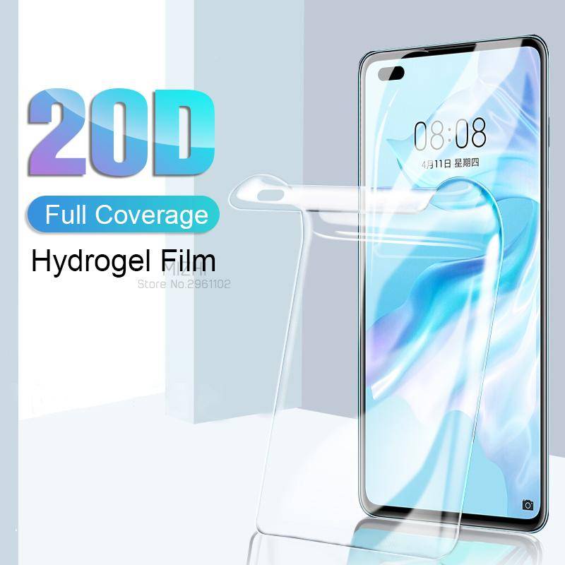 9D Soft TPU Full Cover Hydrogel Film for Huawei Nova 7i 7Se 7 5T 3i 3e 4 4e Mate 20 Pro P30 P20 Pro Screen Protector Film Anti-Blue Ray