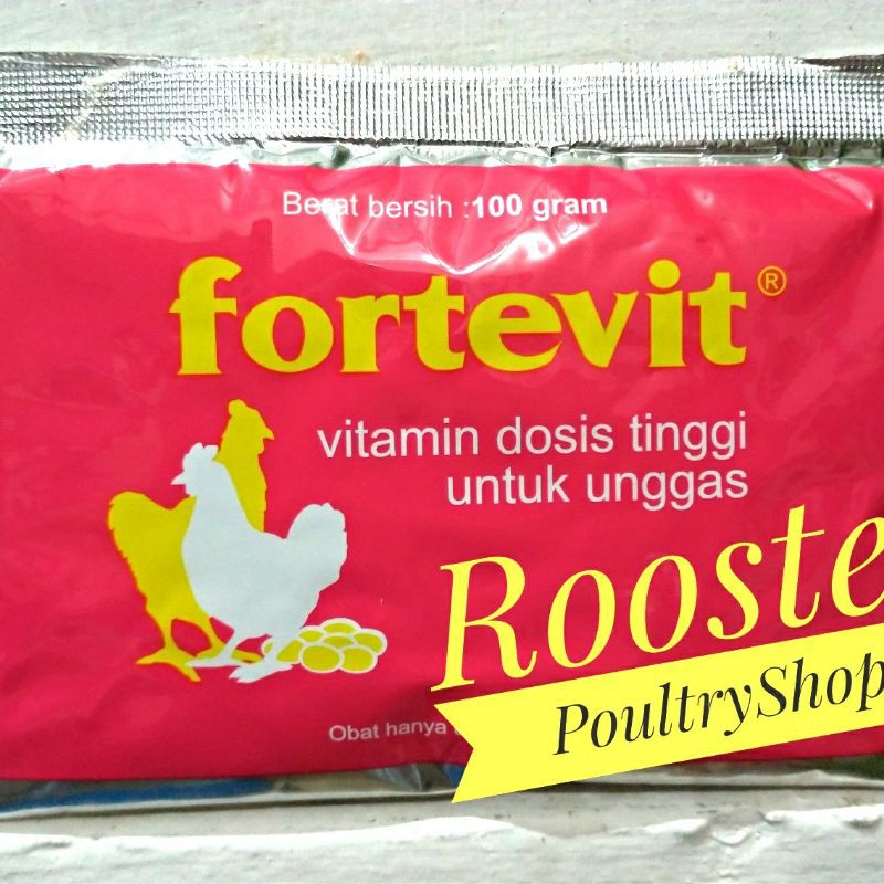 FORTEVIT 100 Gram Vitamin Ayam Dosis Tinggi