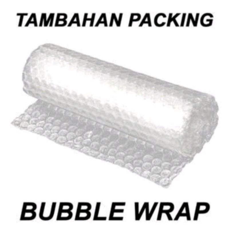 

Tambahan Packing Bubble wrap + Dus agar tidak Rusak dan aman saat pengiriman ekpedisi