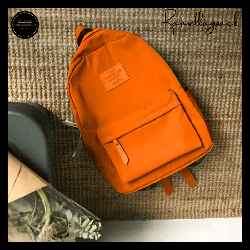 Tas Ransel Wanita - Tas Sekolah Remaja Dewasa Model Terbaru Fashion Korea Kekinian Bagus Murah Besar Kuliah Traveling Jalan Stylish Backpack Punggung Bahu Sandang Kualitas Import Lokal Original Unisex Perempuan Cewek