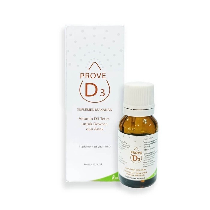 Prove D3 Drop - Vitamin D3 400 IU Tetes 12.5 ml Kalbe Farma Suplemen