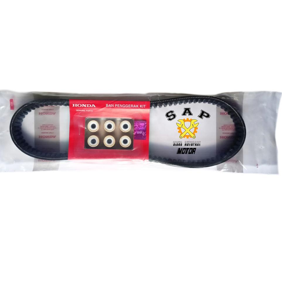 Motif Terkini VANBELT ASSY SCOOPY ESP / VBELT PAKET ROLLER SCOOPY ESP RING 12 / VANBELT ROLLER SET B