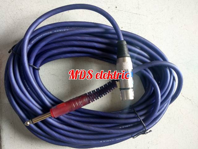 Kabel mic 10 meter low NOISE cable kualitas bagus