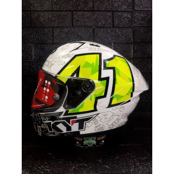 HELM KYT NZ RACE #ESPARGARO 2021 ORGINAL SNI/DOT-XL