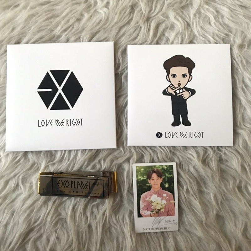 ALBUM EXO LOVE ME RIGHT SEHUN FREE PC NATREP + CONFETTI KONSER