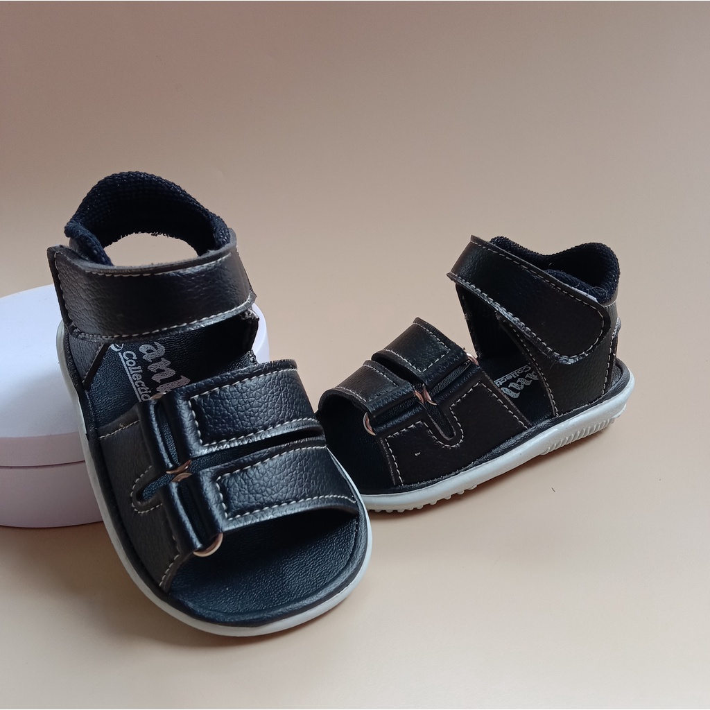 SEPATU SANDAL BUNYI USIA 1-3 TAHUN ANAK BAYI LAKI LAKI  / SEPATU SANDAL ANAK COWOK BALITA MURAH SANDAL BABY KEREN- SSTR