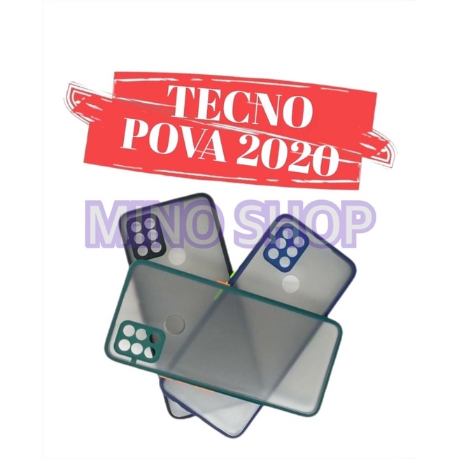 SOFTCASE TECNO POVA 2020 - HARDCASE DOVE MYCHOICE + PC - AEROCASE