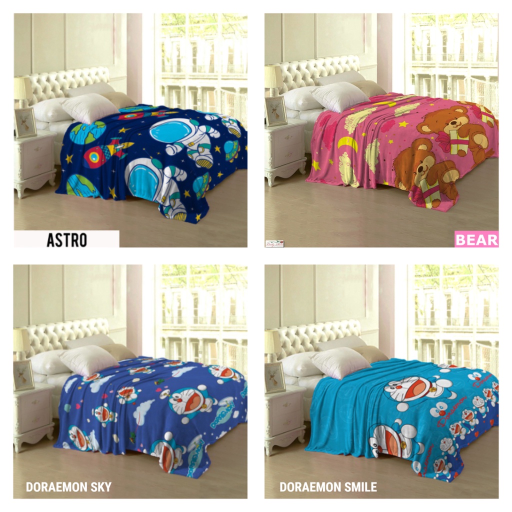 Selimut Lady Rose 160x200 - Motif Bola/Astro/London/Roman/Glory/Bear/Happy Owl