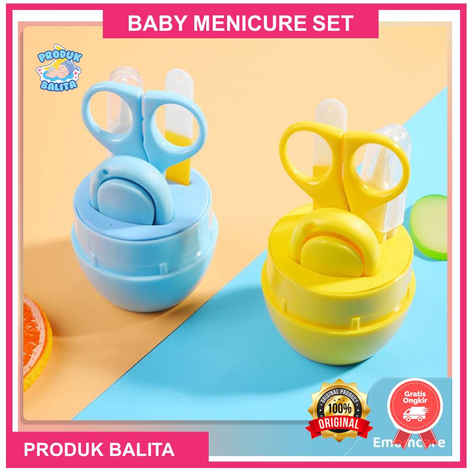 Set Menicure Bayi 4in1 Gunting Kuku Bayi Nail clippers baby