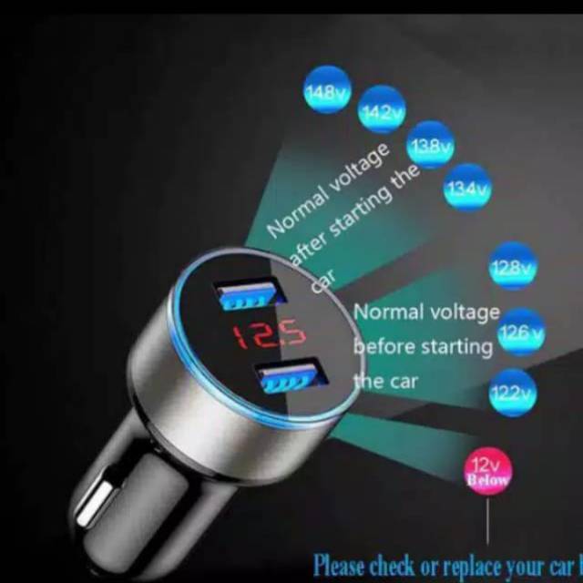 Charger Motor Honda PCX Vario Scoopy Yamaha XMAX Aerox Lexi HP Dual USB Mobil fast charging