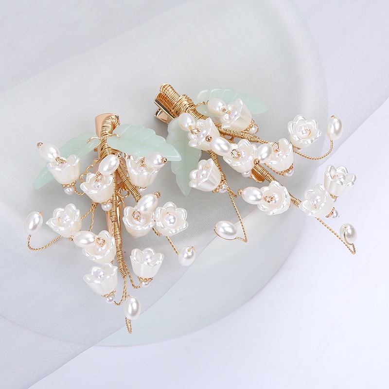1 Pc Jepit Rambut Antik Desain Bunga Lily of The Orchid Untuk Anak Perempuan
