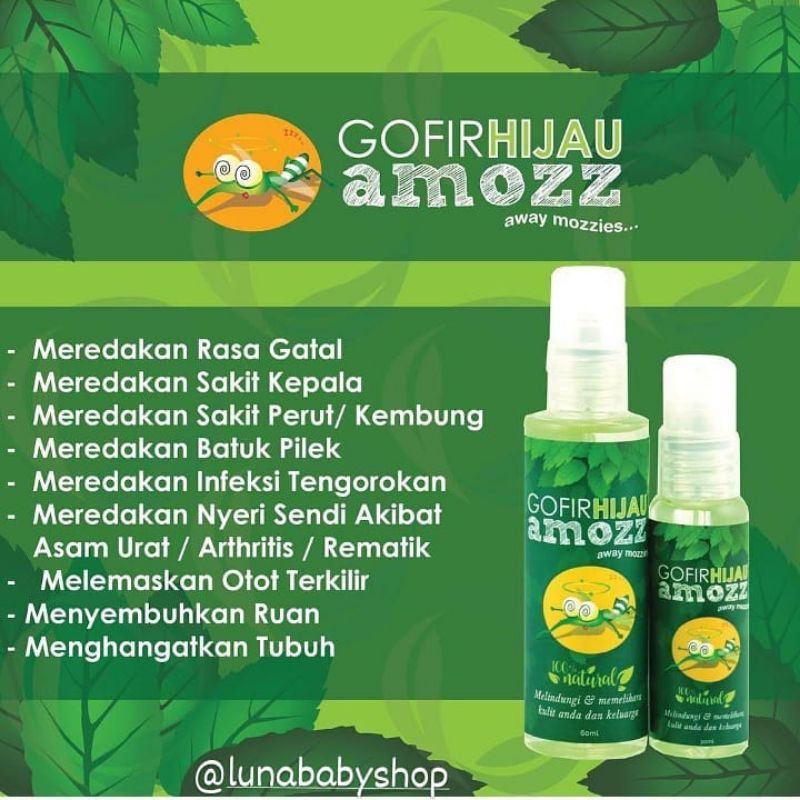 Gofor Hijau Amozz 60ml dan 30ml