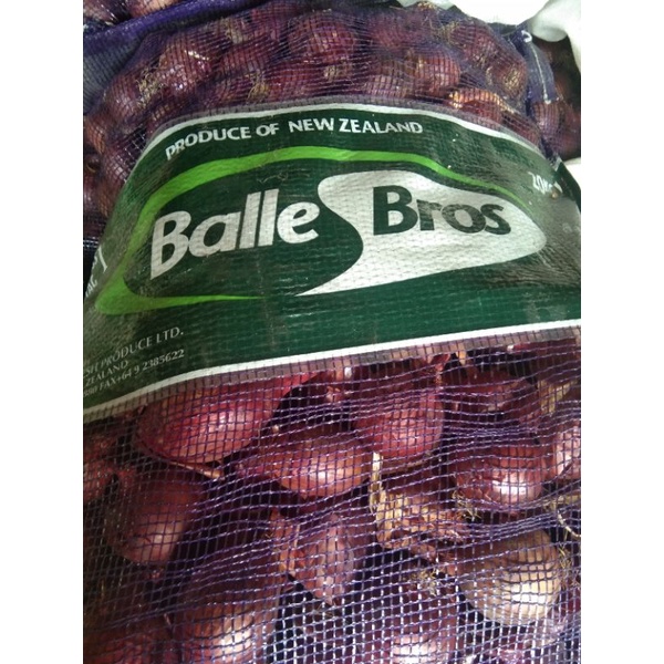 

bombay merah +- 19,6kg ( karungan)