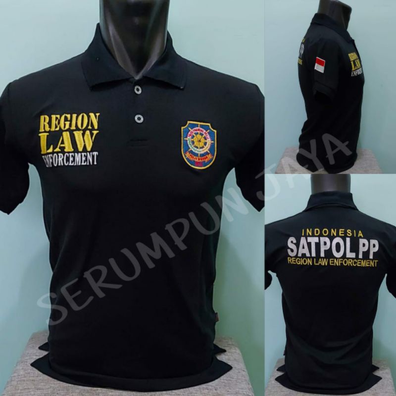 KAOS SATPOL PP - KAOS KERAH SATPOL PP - KAOS POLO SATPOL PP BORDIR