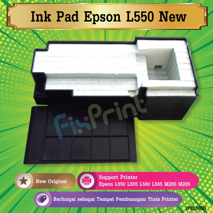 Ink Pad Tempat Busa Pembuangan Tinta Printer Epson L550 L555 L560 L565 M200 Waste Tank Original